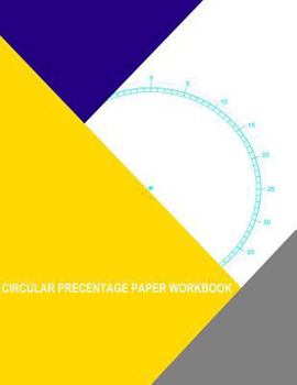 Paperback Circular Percentage Paper Workbook: 6 Inch Book