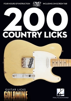 DVD 200 Country Licks: Guitar Licks Goldmine Book