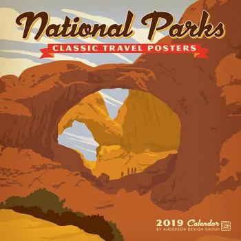 Calendar Cal 2019 National Parks Classic Posters Book