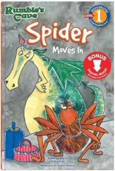 Paperback Spider Moves In: Rumble's Cave (Read & Discover) (Rumble's Cave: Read & Discover, Level 2: Guided Reading Level: J) (Rumble's Cave: Read & Discovery, Level 2: Guided Reading Level: J) [Large Print] Book