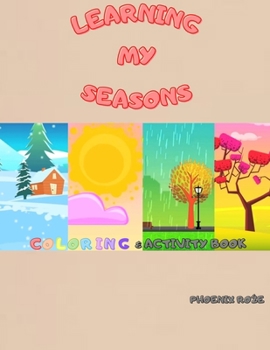Paperback Learning My Seasons coloring & activity book