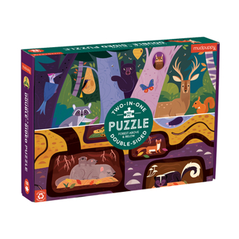 Misc. Forest Above & Below 100 Piece Double-Sided Puzzle Book