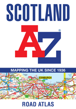 Paperback Scotland A-Z Road Atlas Book