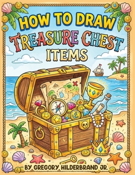 Paperback How to Draw Treasure Chest Items [Large Print] Book