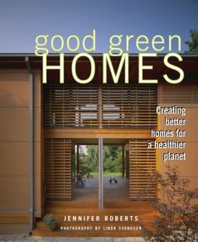 Hardcover Good Green Homes Book