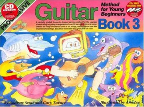 Paperback Young Beginner Guitar Method Book 3 Bk/CD Book