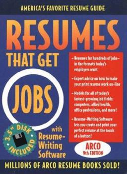 Paperback Resumes That Get Jobs [With Resume Writing Software...] Book