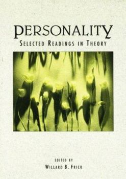 Hardcover Personality: Selected Readings in Theory Book