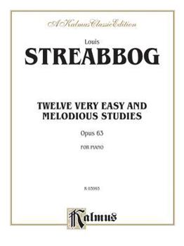 Paperback Twelve Very Easy and Melodious Studies, Op. 63 (Kalmus Edition) Book