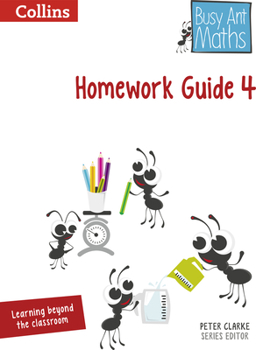 Spiral-bound Busy Ant Maths - Homework Guide 4 Book