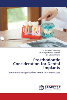 Paperback Prosthodontic Consideration for Dental Implants Book