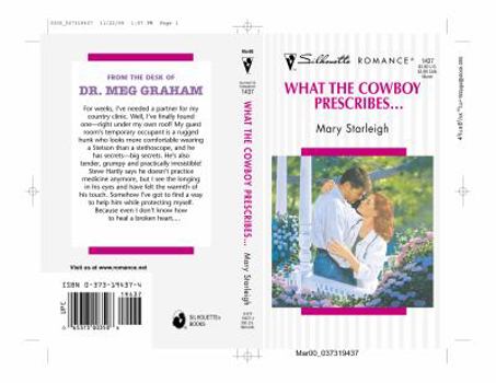 Mass Market Paperback What the Cowboy Prescribes... Book