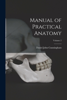 Paperback Manual of Practical Anatomy; Volume 2 Book
