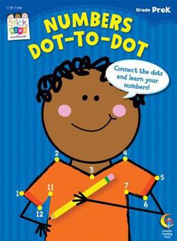 Paperback Numbers Dot-To-Dot, Grade PreK Book