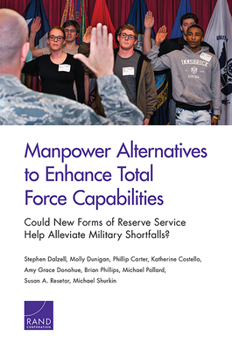 Paperback Manpower Alternatives to Enhance Total Force Capabilities: Could New Forms of Reserve Service Help Alleviate Military Shortfalls? Book