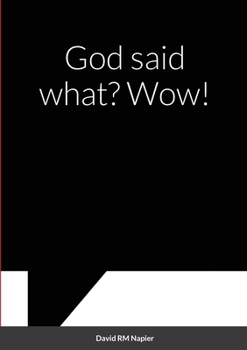 Paperback God said what? Wow! Book