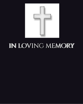 Paperback in loving memory funeral blank page Guest Book: in loving memory funeral blank page Guest Book