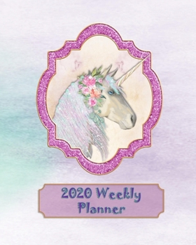 2020 Weekly Planner: An Organizer Diary with Self-Care, Goals, Victories, Vision Board, Financial Notes, US National Holidays, and Reflections Dated January to December for Men, Women, Kids - Pink Uni