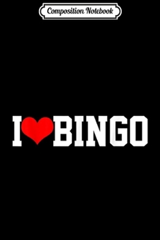 Composition Notebook: Bingo Player Gift  Journal/Notebook Blank Lined Ruled 6x9 100 Pages