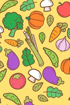 Paperback Veggies: Graph Paper Notebook, 6x9 Inch, 120 pages Book