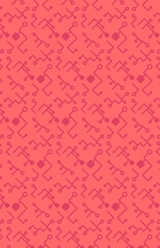 Paperback A5 Lined Notebook 110 Pages: Funny Ruled Journal High Tech Computer Engineer Programmer Purple Blue Colorful 07A. Cute Unique Student Teacher Blank Book