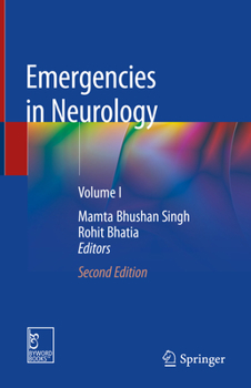 Hardcover Emergencies in Neurology: Volume I Book