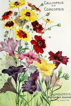 My Garden Journal: Garden Journal with Vintage American Seed Catalog Cover, 6x9 100 lined pages, great for garden notes.