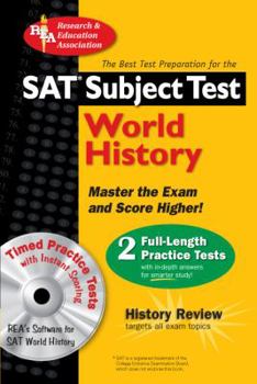 Paperback SAT Subject Test(tm) World History with CD [With CDROM] Book