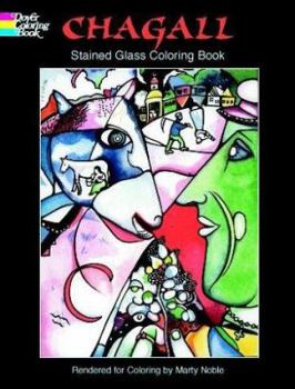 Paperback Chagall Stained Glass Coloring Book