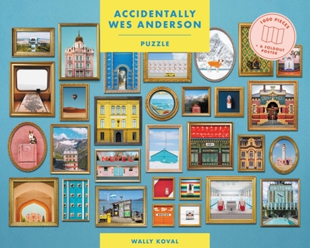 Hardcover Accidentally Wes Anderson Puzzle: 1000 Piece Puzzle Book