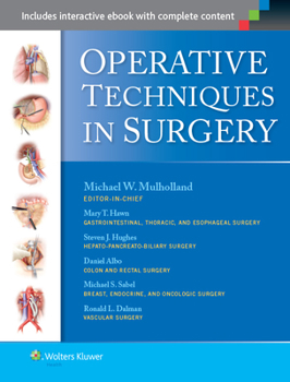 Paperback Operative Techniques in Surgery Book