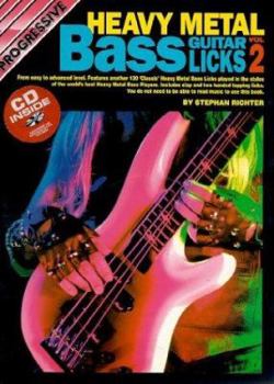 Paperback Heavy Metal Bass Licks Bk 2 Bk/CD Book