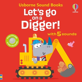 Board book Let's Go on a Digger Book