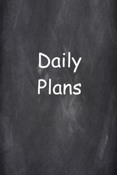 2020 Daily Plans Simple Chalkboard Design: 2020 Planners Calendars Organizers Datebooks Appointment Books Agendas