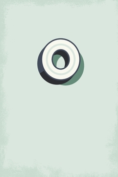 Paperback O: 110 Sketchbook Pages (6 x 9) - Light Blue Green Monogram Sketch Notebook with a Simple Vintage Design - Personalized I Book