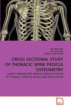 Paperback Cross Sectional Study of Thoracic Spine Pedicle Osteometry Book