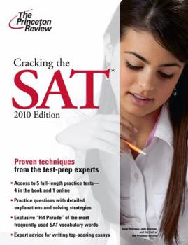 Paperback Cracking the SAT, 2010 Edition (College Test Preparation) Book