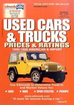 Paperback Edmunds Used Cars & Trucks: Prices & Ratings: 1990-1999 American & Import Book