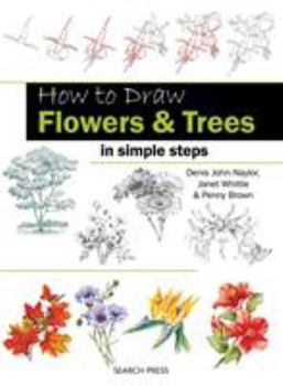 Paperback How to Draw Flowers & Trees in Simple Steps Book