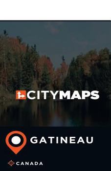 Paperback City Maps Gatineau Canada Book