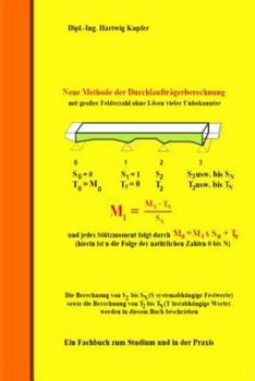 Paperback Neue Methode der Durchlauftraegerberechnung [German] Book