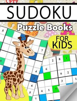 Paperback Sudoku Puzzle Books for Kids: Brain Games Book
