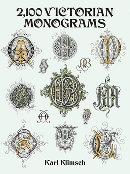 Paperback 2,100 Victorian Monograms Book