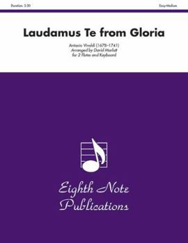 Paperback Laudamus Te from Gloria Flutes/Keyboard Book