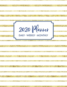 Paperback 2020 Weekly Planner: 2020 Monthly Planner for January 2020 - December 2020 + Monthly Calendar w/ Notes, To Do List Section, Includes Import Book