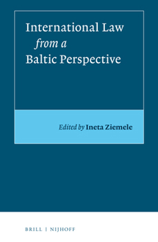 Hardcover International Law from a Baltic Perspective Book
