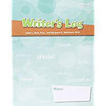 Paperback Elements of Reading: Writer's Log Book Grade 4 Book
