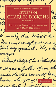 Paperback Letters of Charles Dickens: 1833-1870 Book