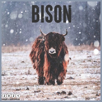 Paperback Bison 2021 Wall Calendar: Official Bisons 2021 Calendar 18 Month Book