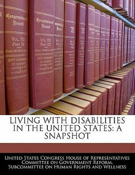 Paperback Living with Disabilities in the United States: A Snapshot Book